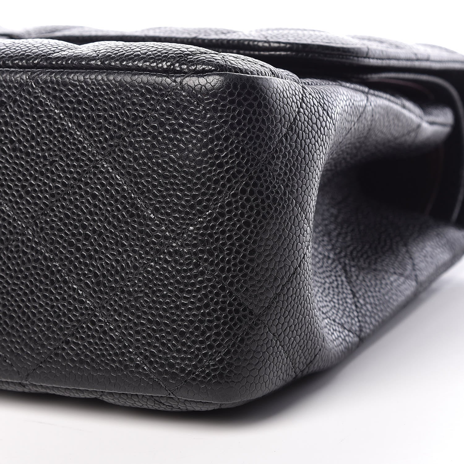 Chanel Caviar Quilted Jumbo Double Flap Black 9 of 12