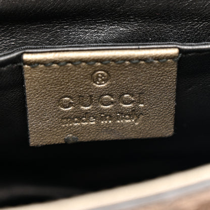 Gucci Snakeskin Small 1973 Chain Shoulder Bag Gunmetal 6 of 13