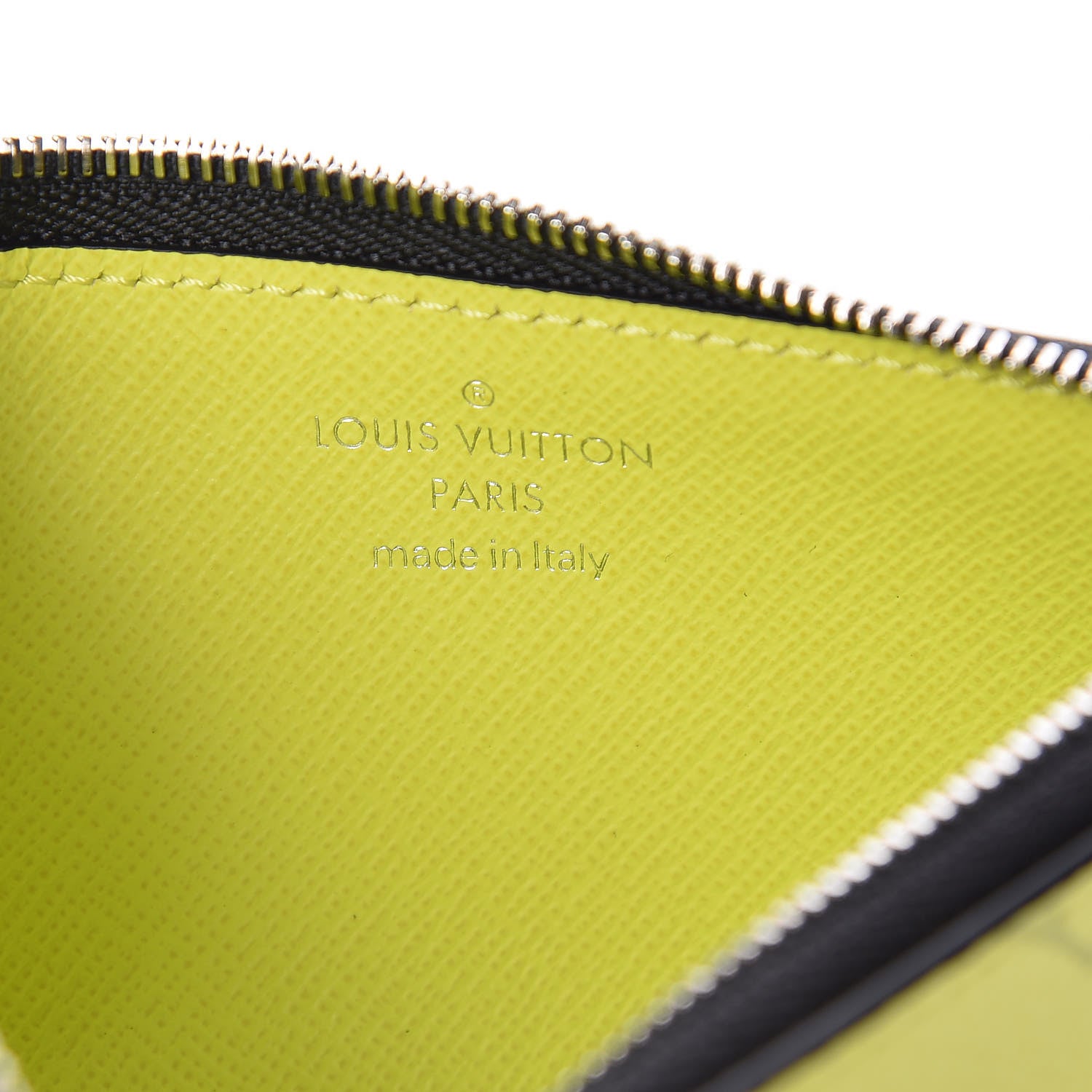 Louis Vuitton Monogram Taiga Coin Card Holder Yellow 6 of 7