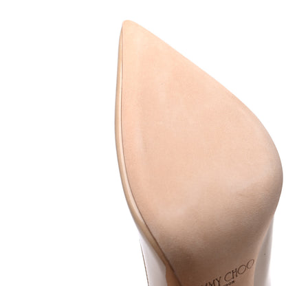 Jimmy Choo Patent Anouk 120 Pumps 36.5 Nude 11 of 11