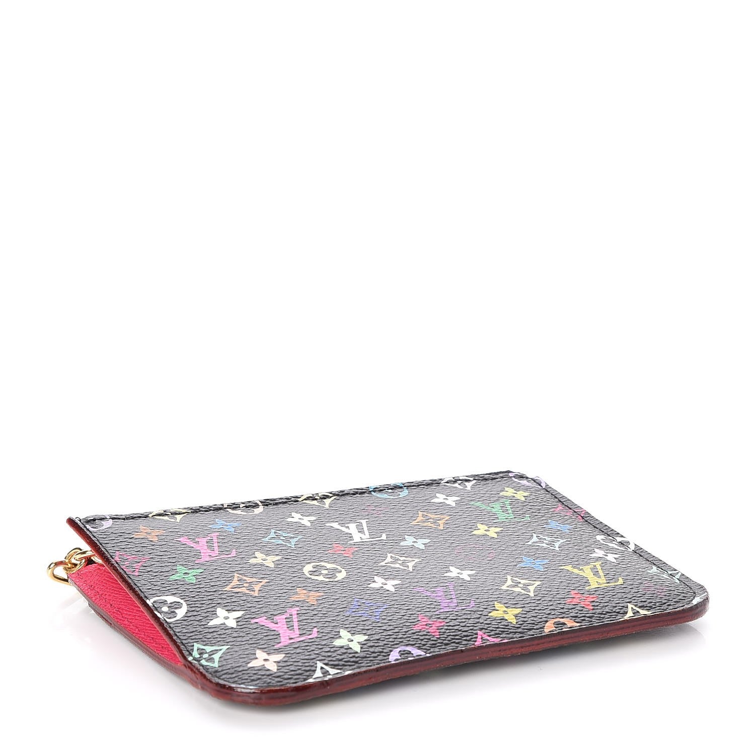 Louis Vuitton Monogram Multicolor Key Pouch Black Grenade 4 of 8