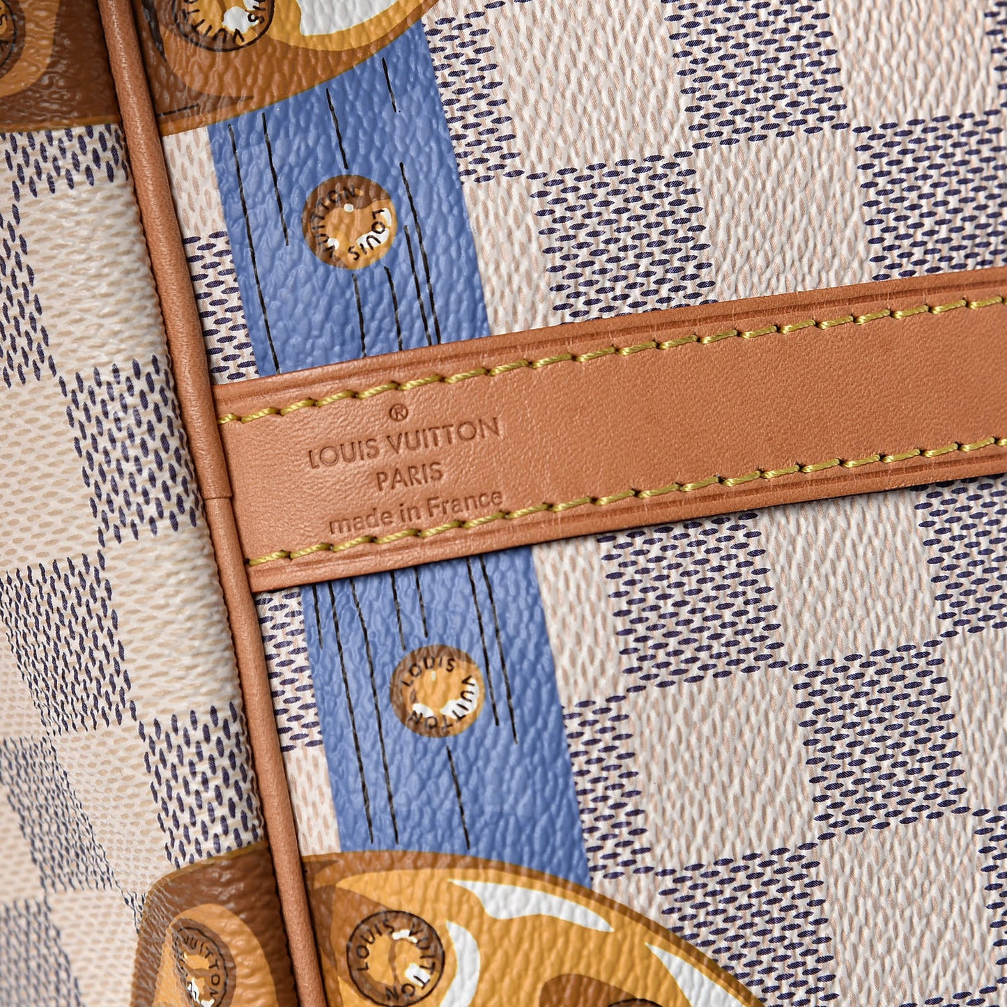 Damier Azur Summer Trunks Speedy Bandouliere 30