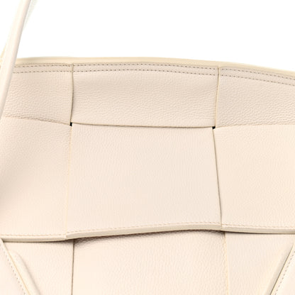 Bottega Veneta French Calfskin Maxi Intrecciato Medium Arco Bianco 7 of 13