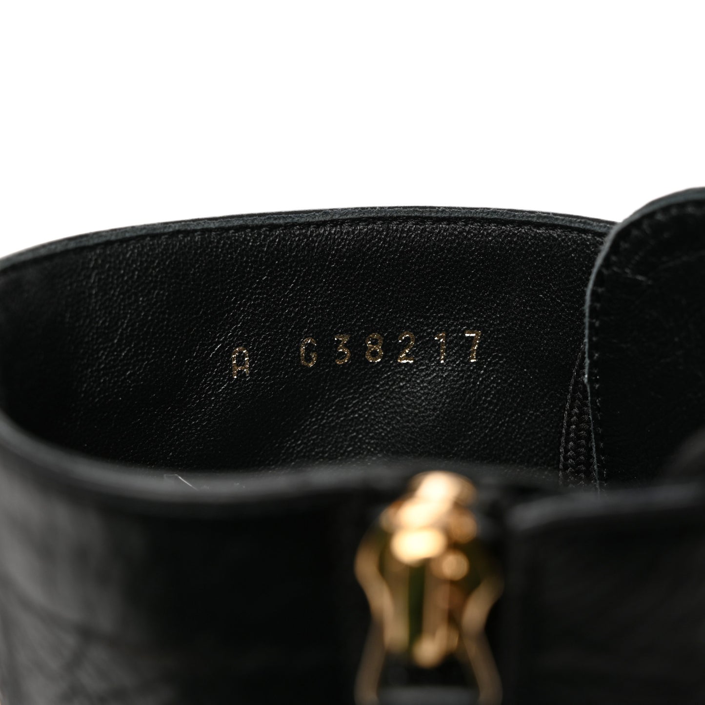 Crumpled Calfskin Patent Cap Toe Lace Up Combat Boots 38.5 Black