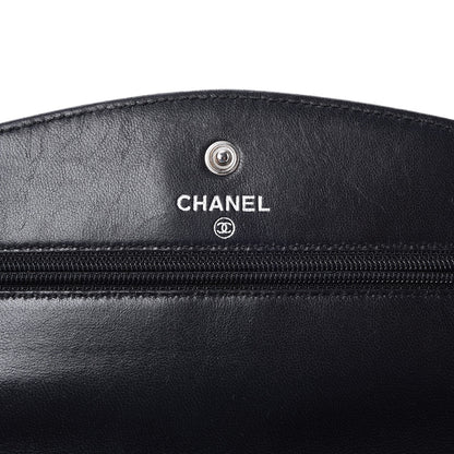 Chanel Caviar Timeless CC Wallet On Chain WOC Black 6 of 10