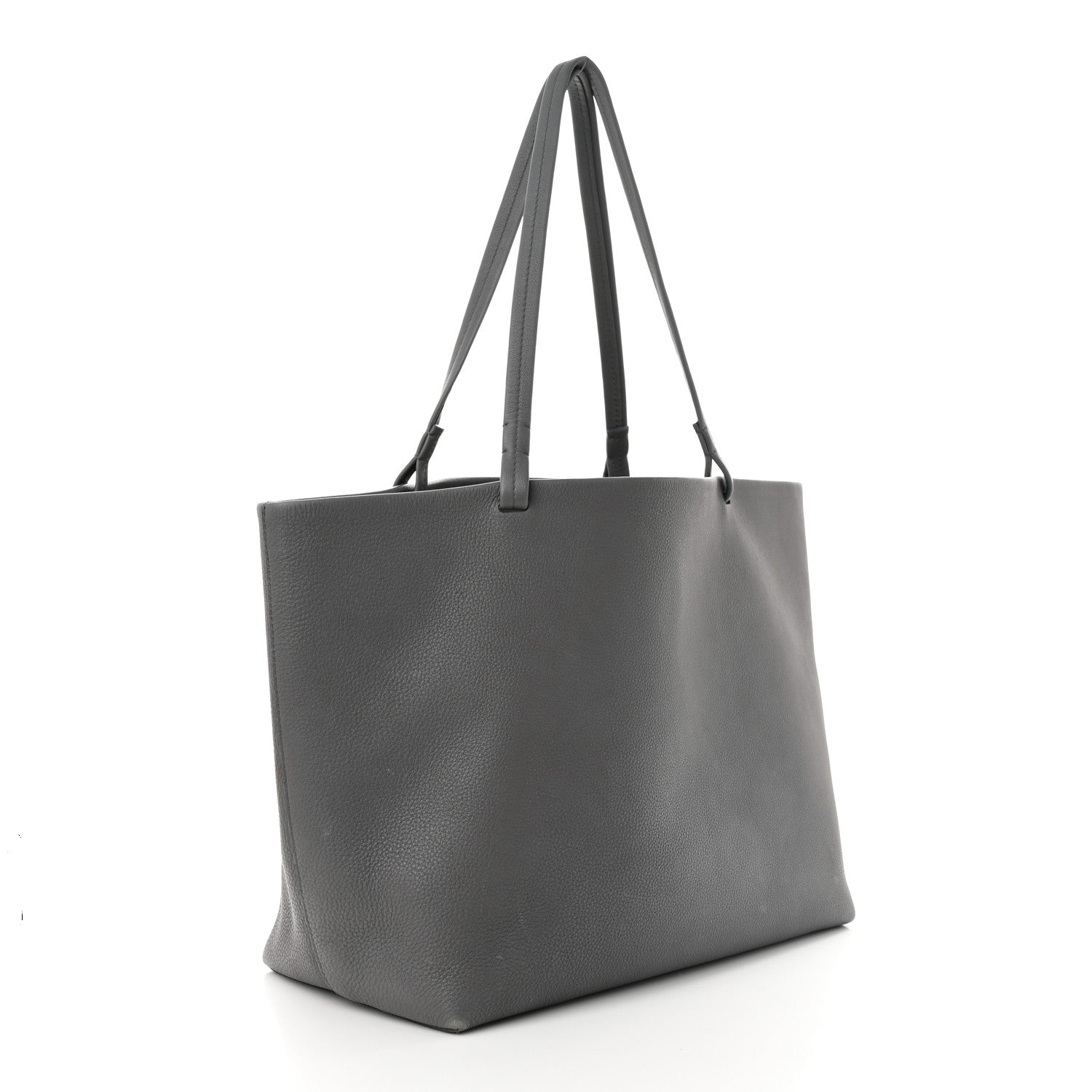 The Row Grained Calfskin Park Tote Three Grey 4 of 18