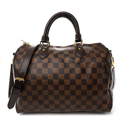Louis Vuitton Damier Ebene Speedy Bandouliere 30 1 of 13
