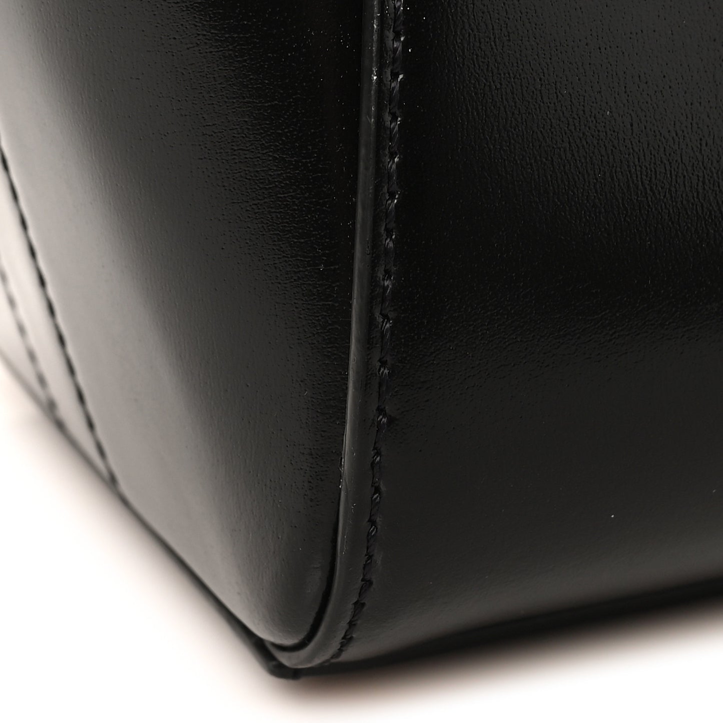 Box Calfskin Mini Lock Antigona Shoulder Bag Black