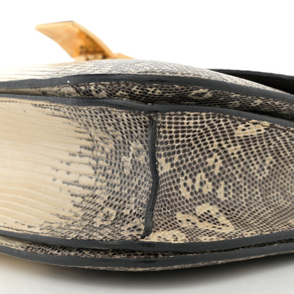 Celine Lizard Medium Classic Box Flap Bag Natural 10 of 13