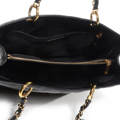 Chanel Caviar Grand Shopping Tote GST Black 5 of 7