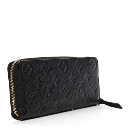 Louis Vuitton Empreinte Clemence Wallet Black 2 of 4