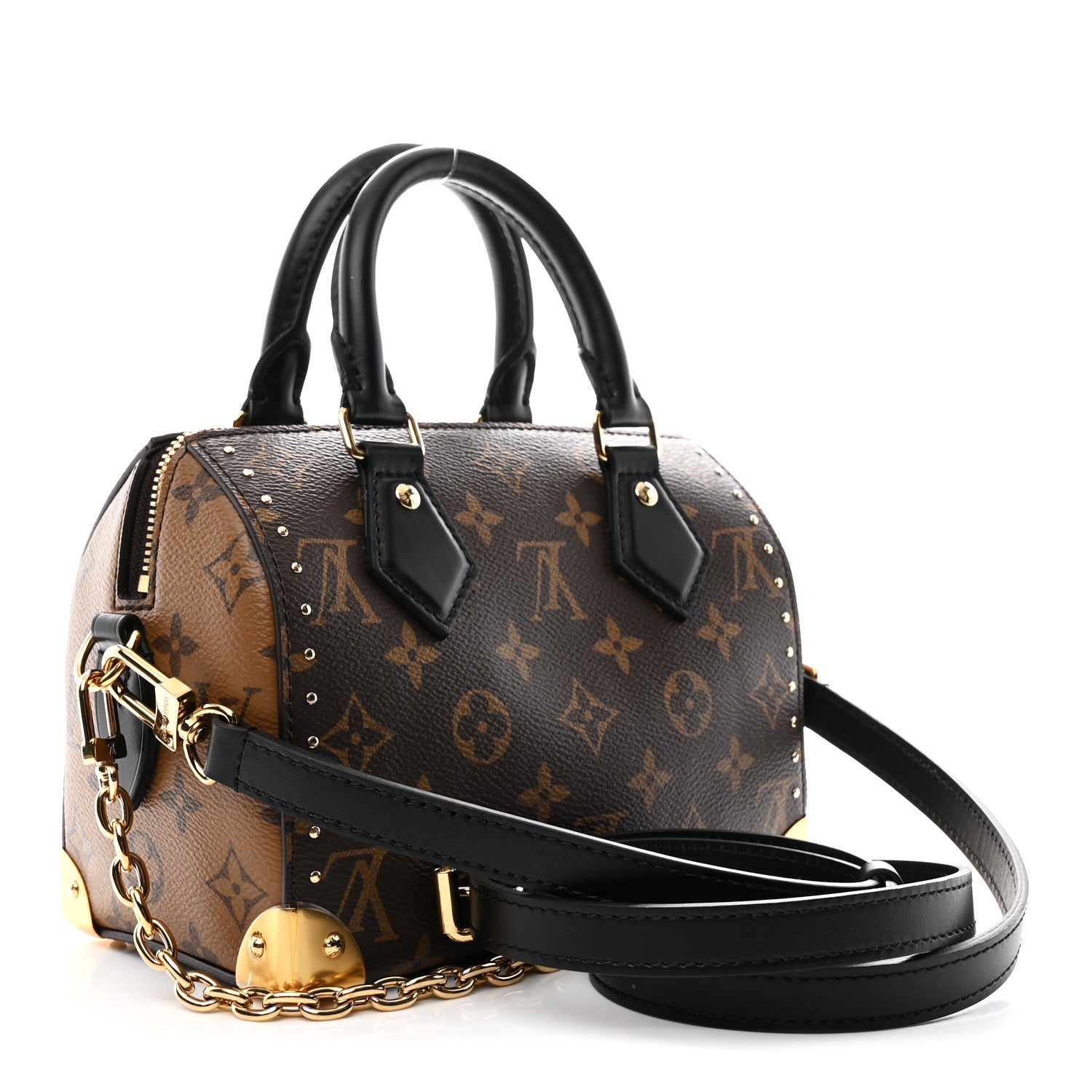 Louis Vuitton Reverse Monogram Speedy Trunk 20 3 of 10
