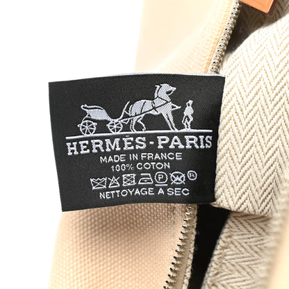 Hermes Canvas Small Bride-A-Brac Pouch Natural 6 of 6