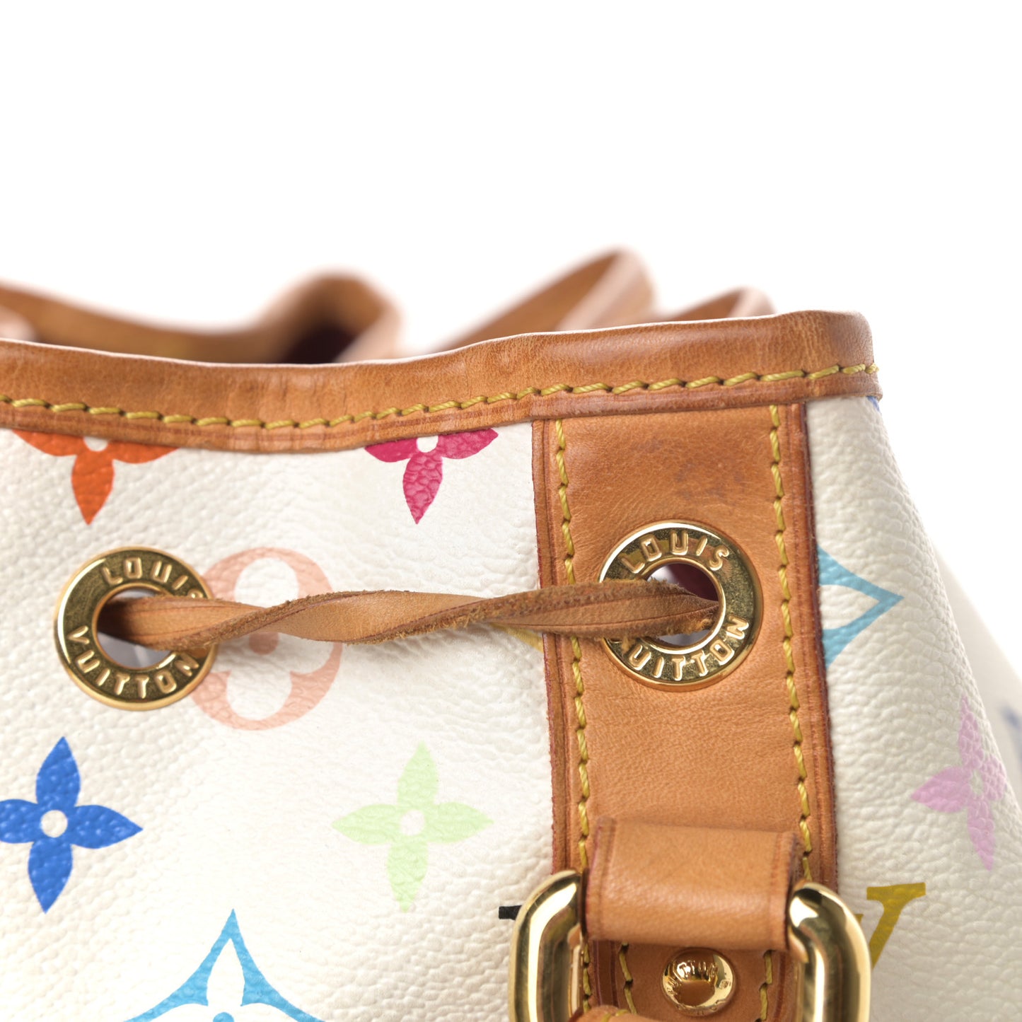 Monogram Multicolor Petit Noe White