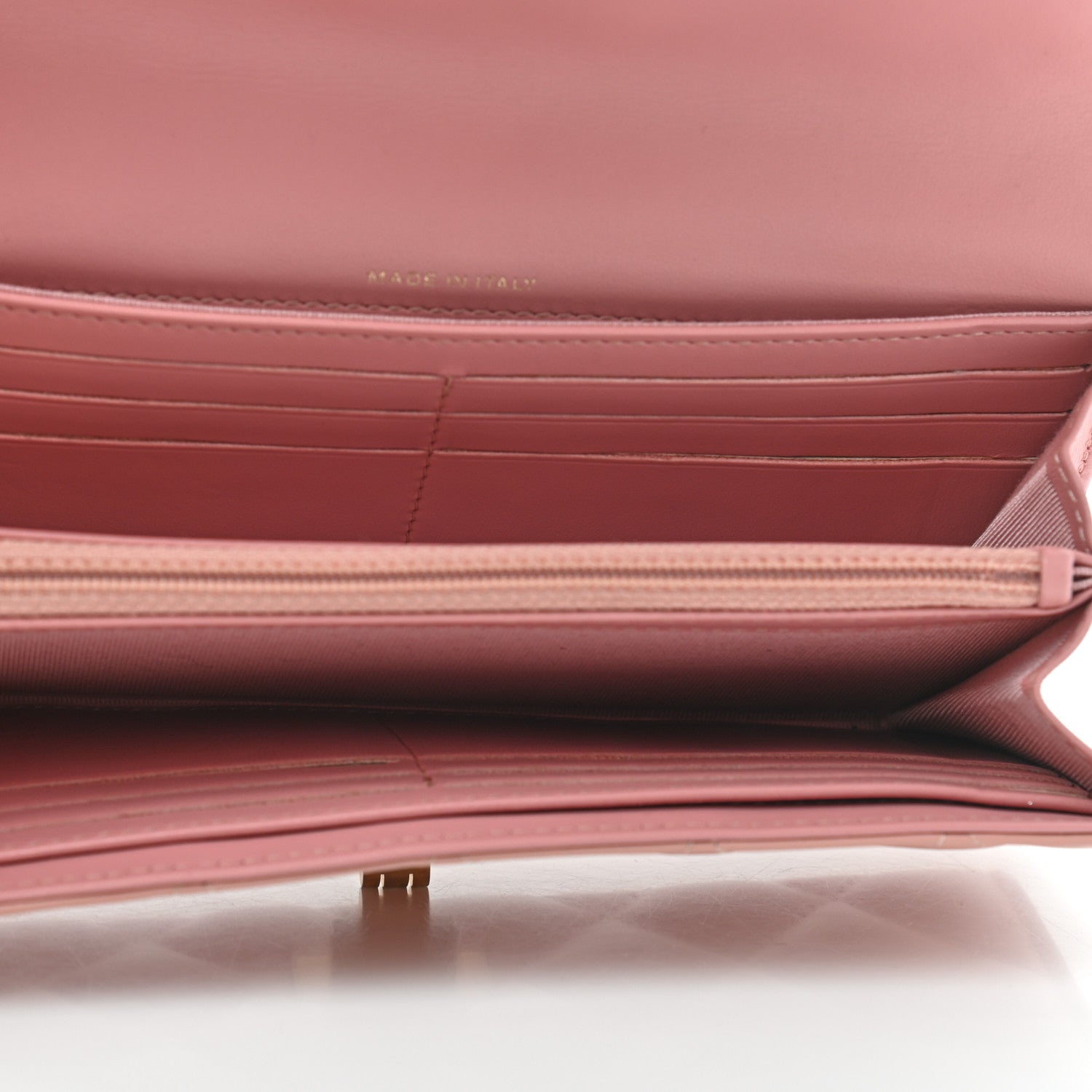 Chanel Aged Calfskin Quilted Reissue Large Gusset Flap Wallet Pink 5 of 9