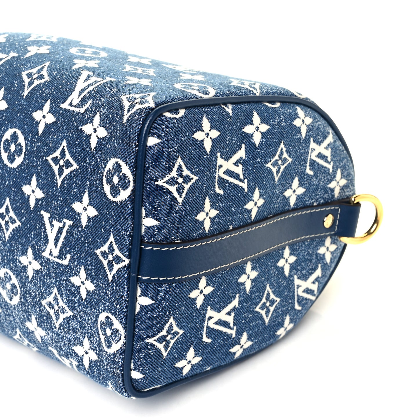 Monogram Jacquard Denim Speedy Bandouliere 25 Bleu