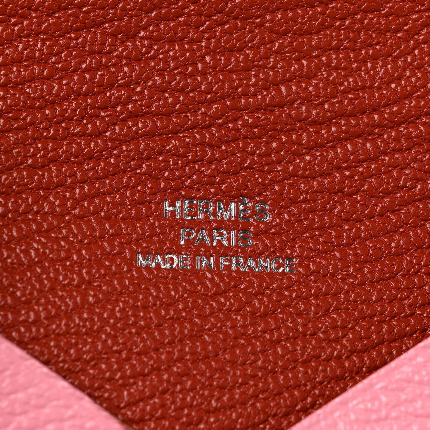 Chevre Mysore Verso Calvi Card Case Rose Ete Cuivre