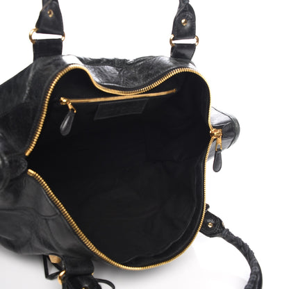 Balenciaga Agneau Giant 21 Gold Hardware Weekender Black 5 of 11