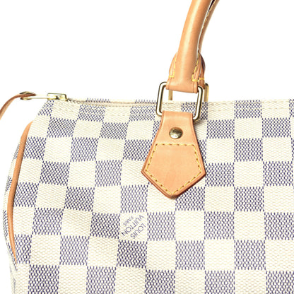 Louis Vuitton Damier Azur Speedy 30 10 of 10