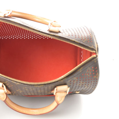 Louis Vuitton Monogram Perforated Speedy 30 Orange 5 of 10