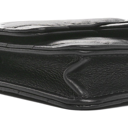 Chanel Aged Calfskin Chevron Quilted Reissue Belt Bag Black 10 of 11