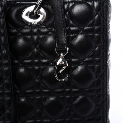 Christian Dior Lambskin Cannage Large Lady Dior Black 11 of 11