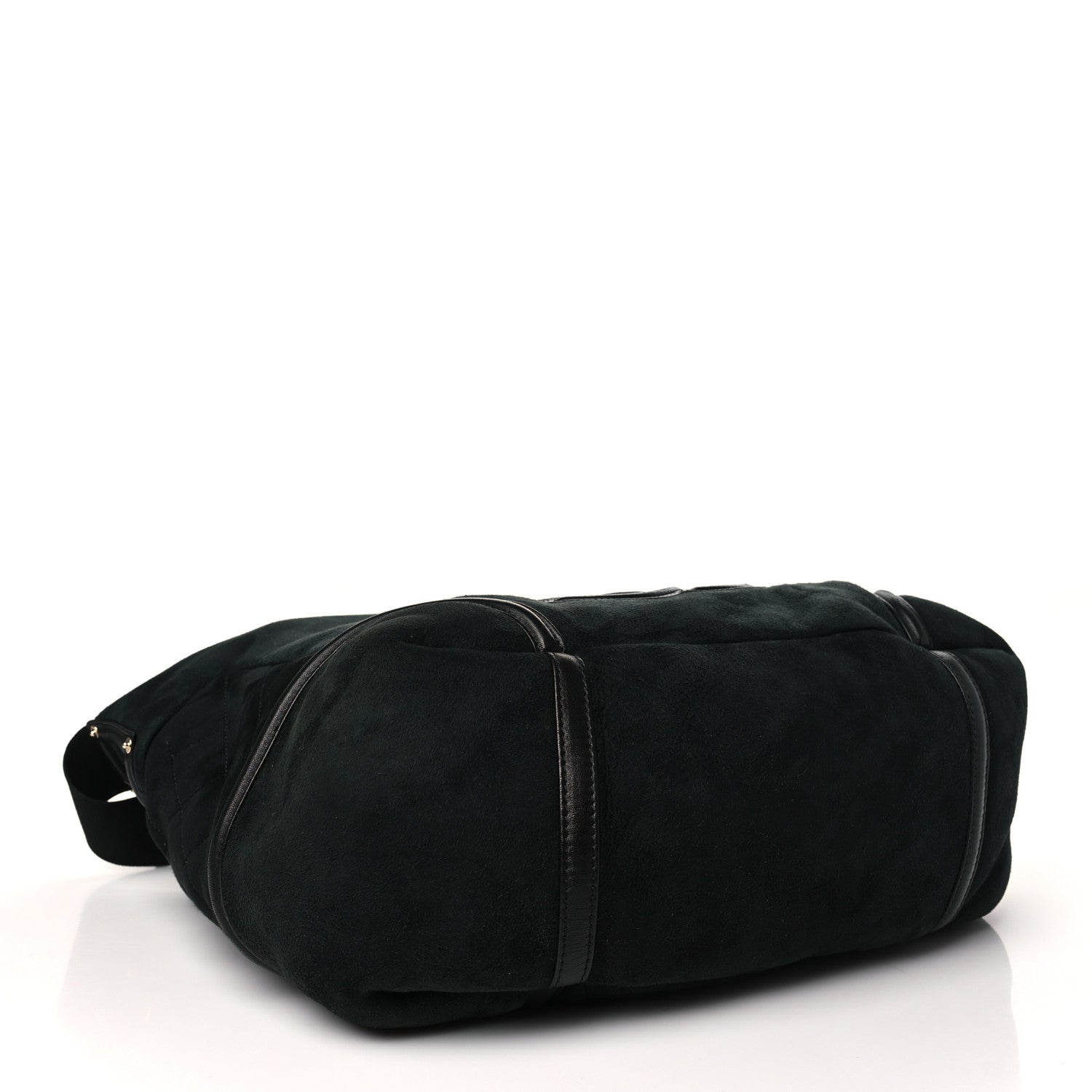 Chanel Suede CC Messenger Green Black 4 of 9