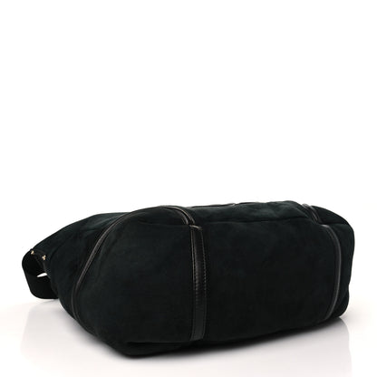 Chanel Suede CC Messenger Green Black 4 of 9
