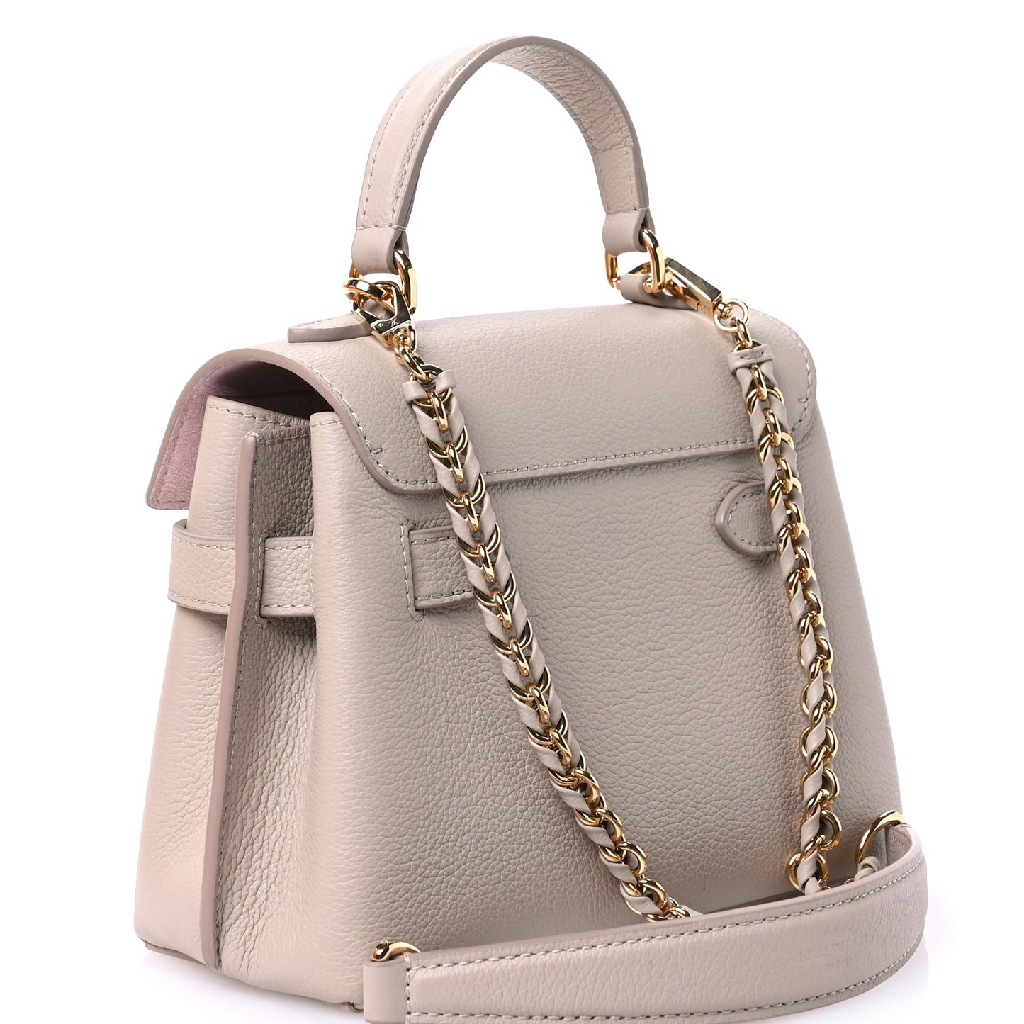 Soft Calfskin Mini Lockme Ever Greige