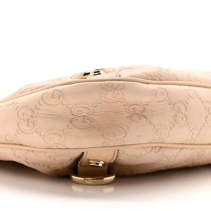 Gucci Guccissima Medium Abbey D Ring Hobo Beige 9 of 18
