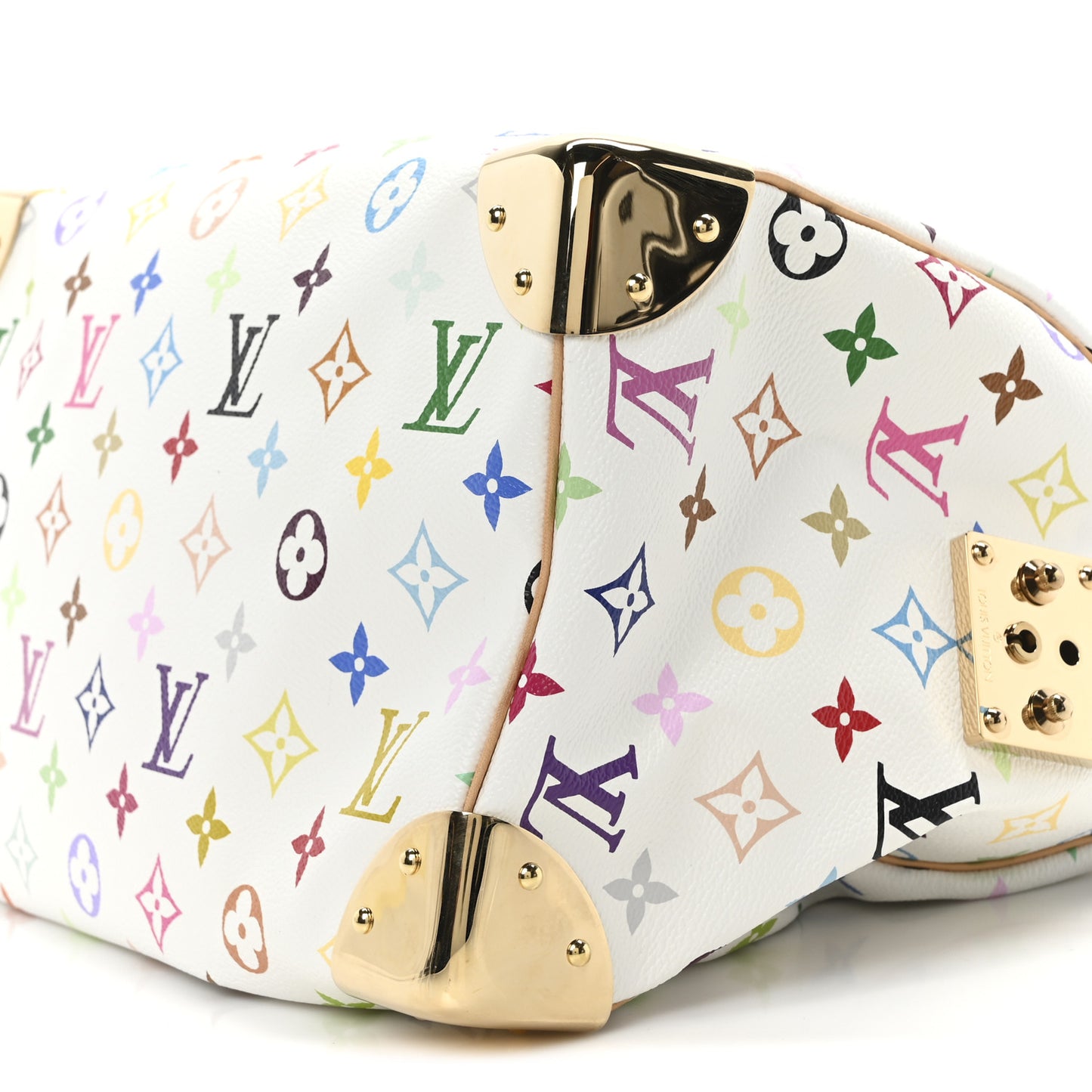 Monogram Multicolor Speedy 30 White