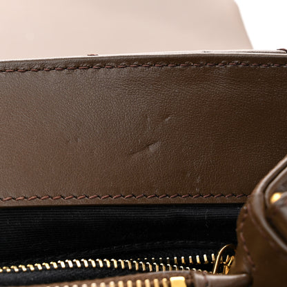 Saint Laurent Calfskin Y Quilted Monogram Medium Loulou Chain Satchel Faggio 14 of 14