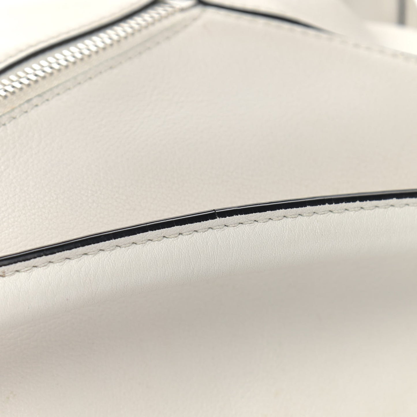 Calfskin Small Puzzle Bag White