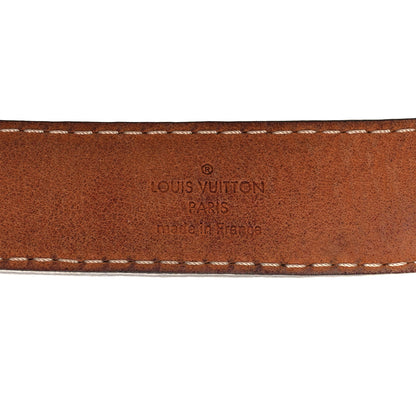 Louis Vuitton LOUIS VUITTON Mini Monogram 25mm LV Initiales Belt 95 38 95/38 5 of 10