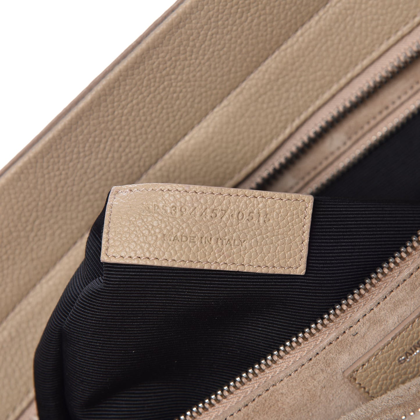 Calfskin Medium Rive Gauche Cabas Dark Beige