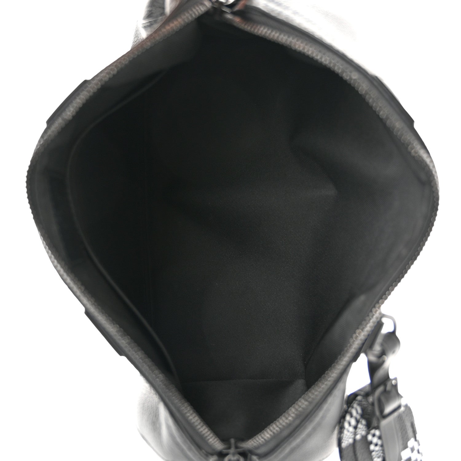 Louis Vuitton Calfskin Damier Distorted City Keepall Black 4 of 9