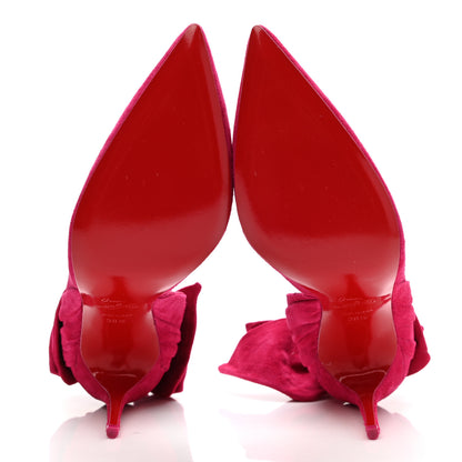 Christian Louboutin Suede Rabakate 100 Pumps 38.5 Bomba 5 of 8
