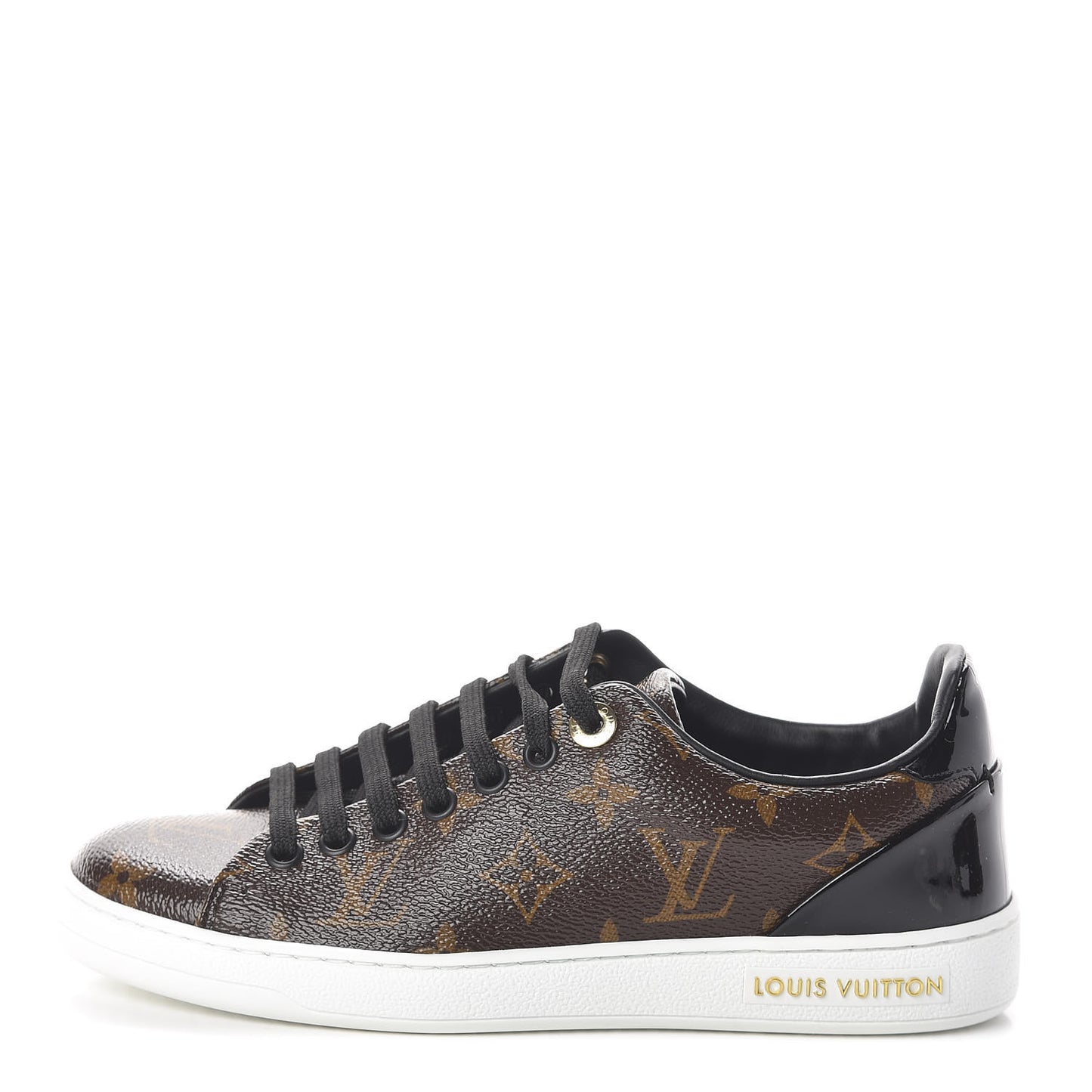 Patent Monogram Frontrow Sneakers 35