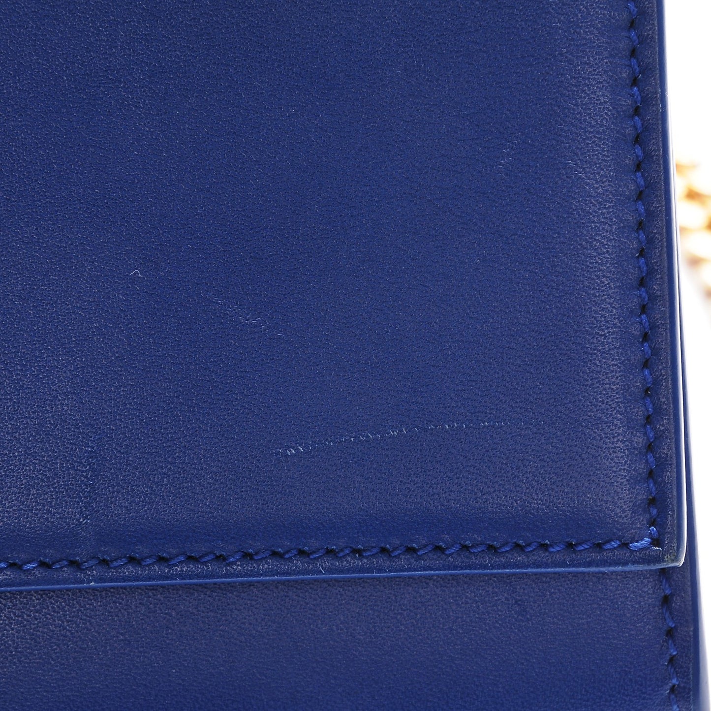 Smooth Calfskin Medium Classic Monogram Kate Tassel Satchel Royal Blue