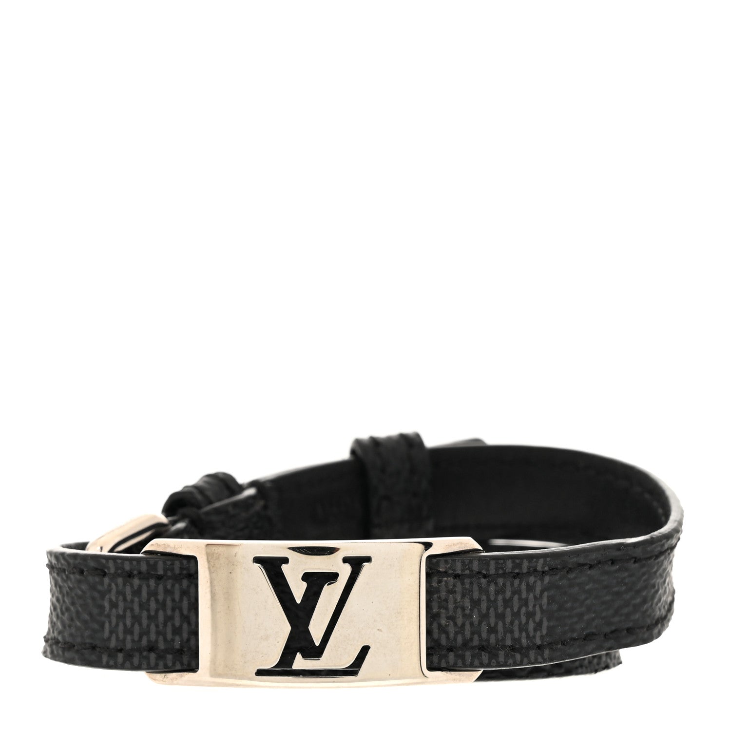 Louis Vuitton Damier Graphite Sign It Bracelet 1 of 6