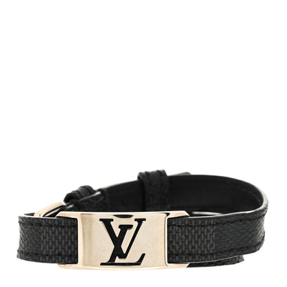 Louis Vuitton Damier Graphite Sign It Bracelet 1 of 6