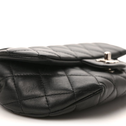 Chanel Calfskin Quilted CC Uniform Flap Belt Bag Black 8 of 9
