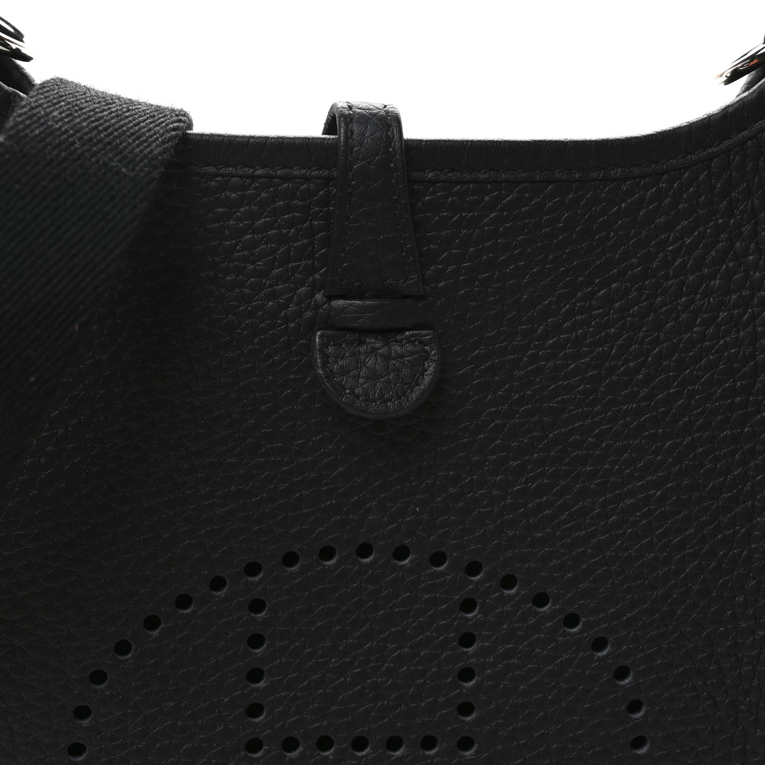 Hermes Taurillon Clemence Evelyne TPM Black 8 of 11