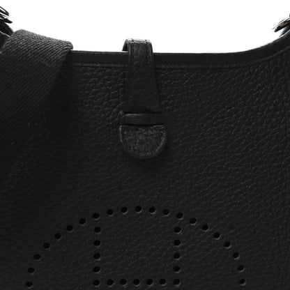 Hermes Taurillon Clemence Evelyne TPM Black 8 of 11