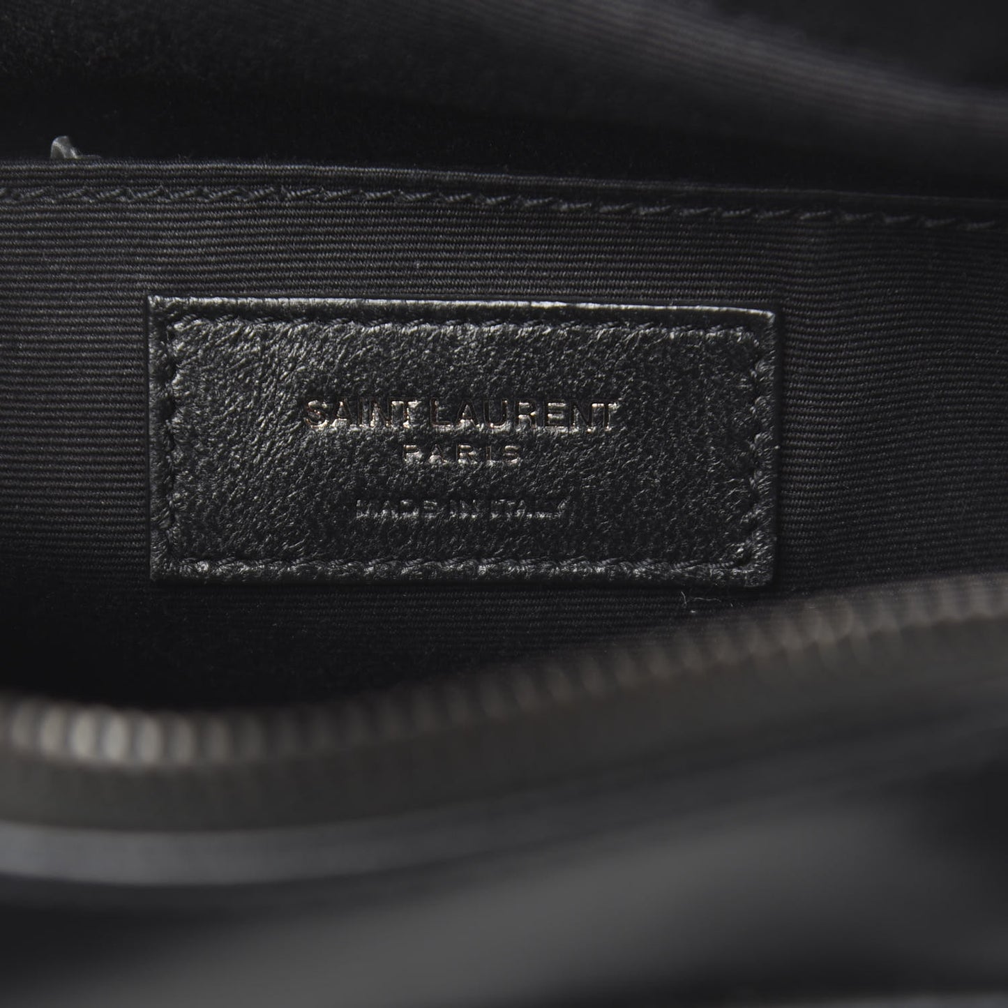 Calfskin Matelasse Monogram Lou Camera Bag Black