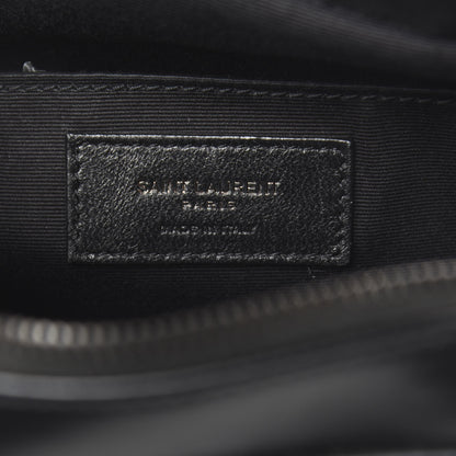 Saint Laurent Calfskin Matelasse Monogram Lou Camera Bag Black 6 of 9