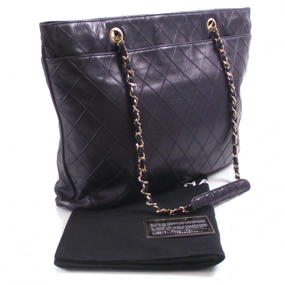Chanel Vintage Lambskin Shopping Tote 3 of 11