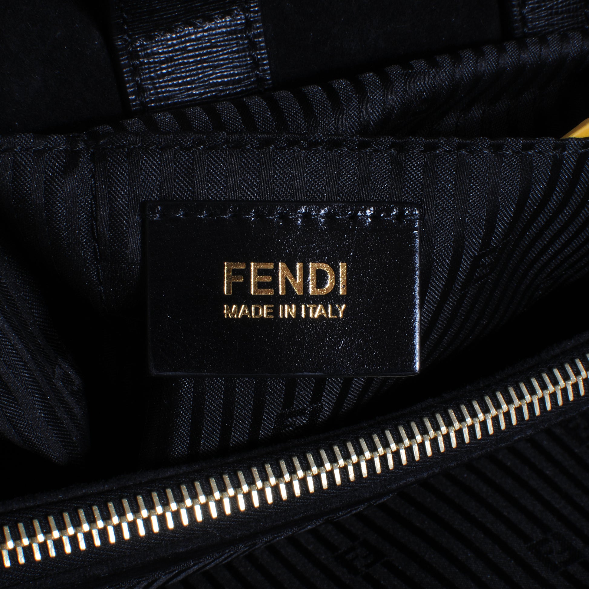 Fendi Vitello Elite Regular 2Jours Tote Black 5 of 9