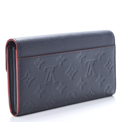 Louis Vuitton Empreinte Sarah Wallet NM Marine Rouge 3 of 7