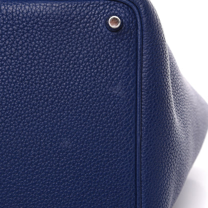 Hermes Taurillon Maurice Picotin Lock 18 PM Bleu Saphir 7 of 9